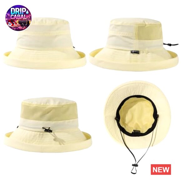 Wide Brim Bucket Sun Hat with Ponytail Hole UPF 50 Packable main image 6